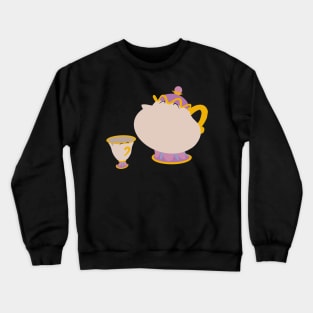 A Family of Tea Sets Crewneck Sweatshirt